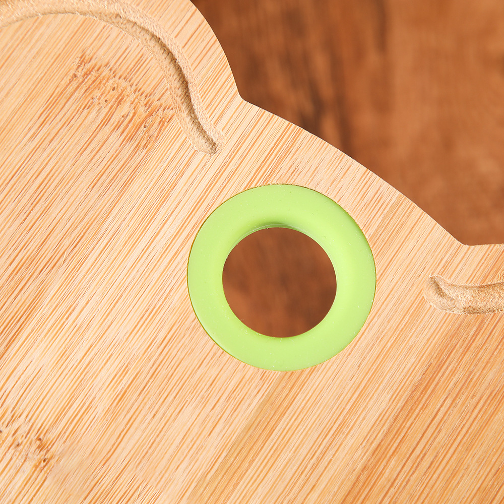 A 1cm household bear cutting board with antibacterial and anti-mold properties, thickened and easy to clean. Both sides can be used as kitchen perforated cutting boards pic 5