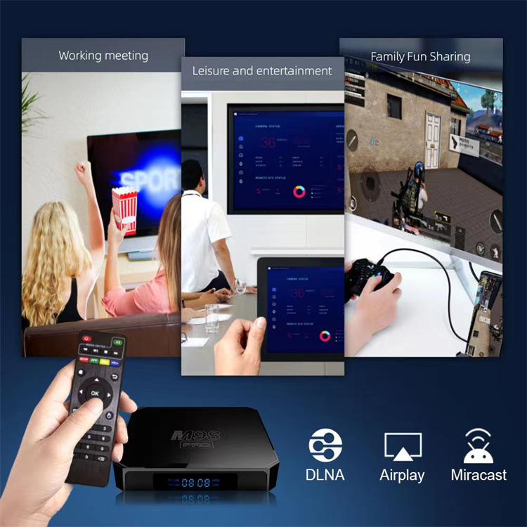 Внешнеторговый m98 pro-бокс H313 bluetooth television television 4K hd tv бокс бокс бокс бокс pic 4