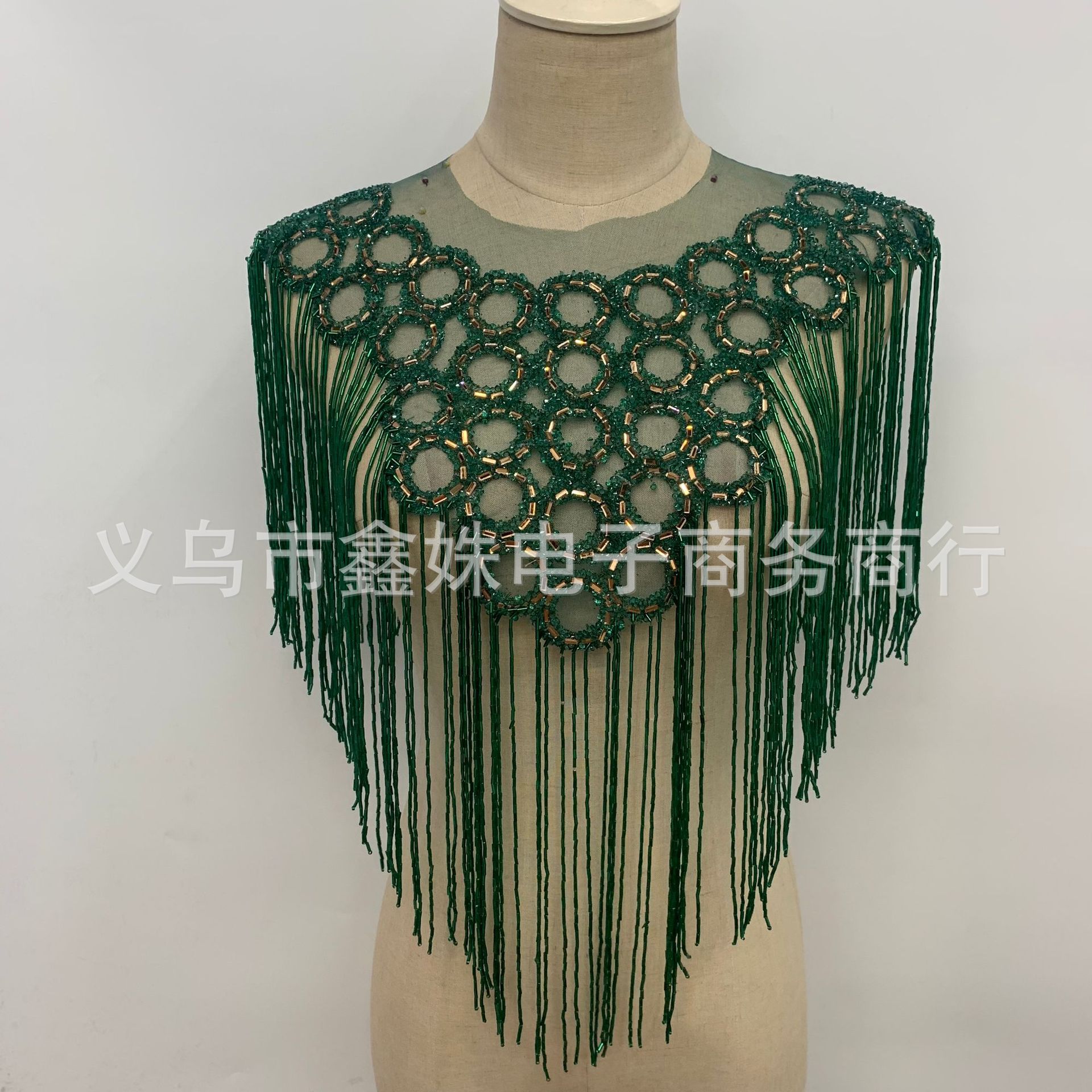 手工流苏领花披肩婚纱礼服服装辅料配件详情15