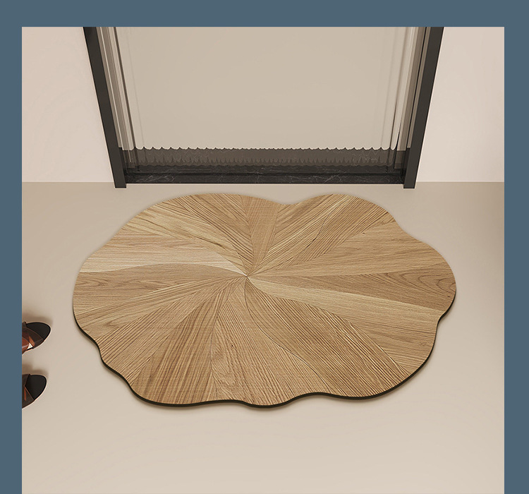 Modern and simple diatom mud floor MATS are anti-slip, wear-resistant, dirt-resistant and easy to maintain. Bathroom floor MATS and household water-absorbing and quick-drying floor MATS pic 4