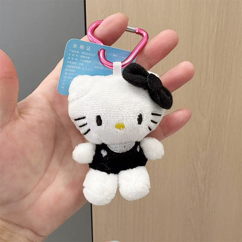 新款爱心扣凯蒂猫挂件可爱卡通钥匙扣玩偶公仔挂饰包包挂件小饰品详情7