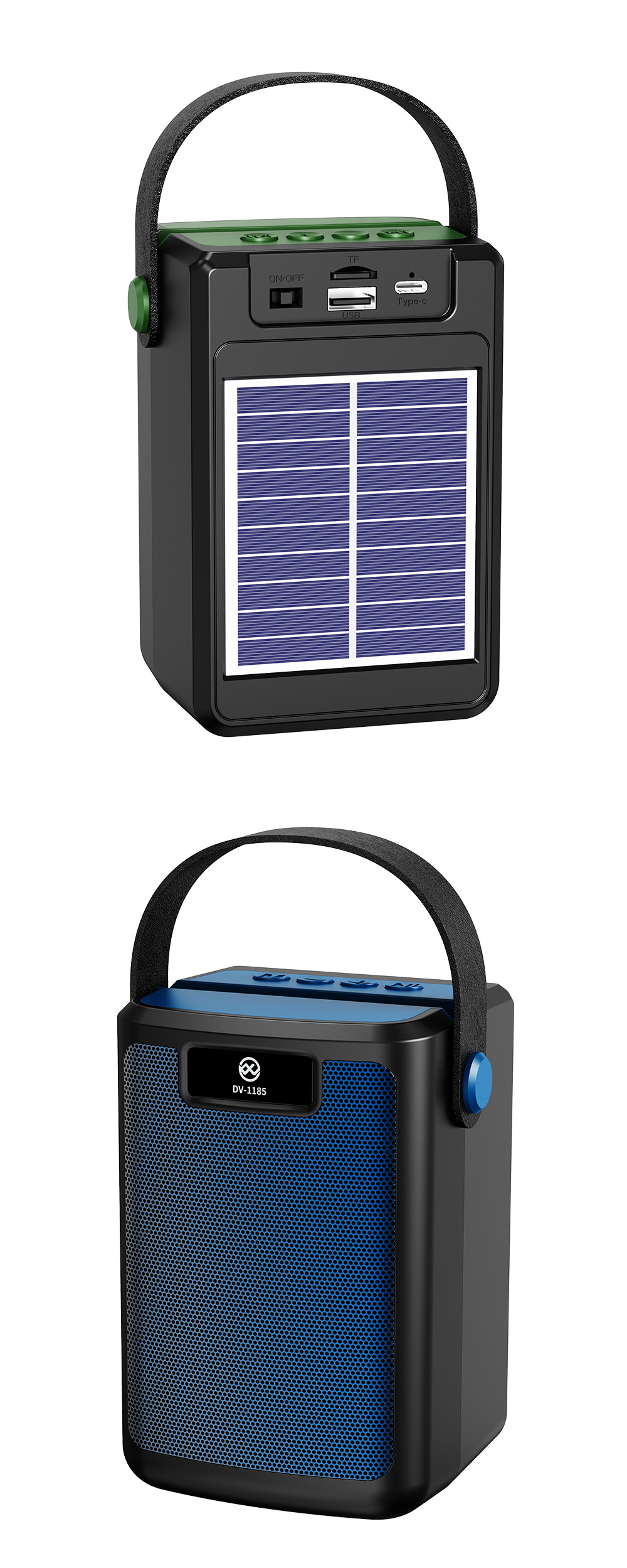 The 2025 new Bluetooth mini speaker, outdoor high-volume portable card-inserting music player, hand-held audio system pic 7