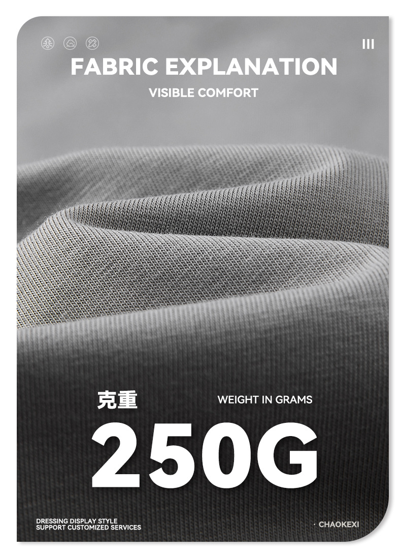 2026新品男装水洗喷绘复古潮牌上衣男女款短袖宽松青少年T恤定制详情6