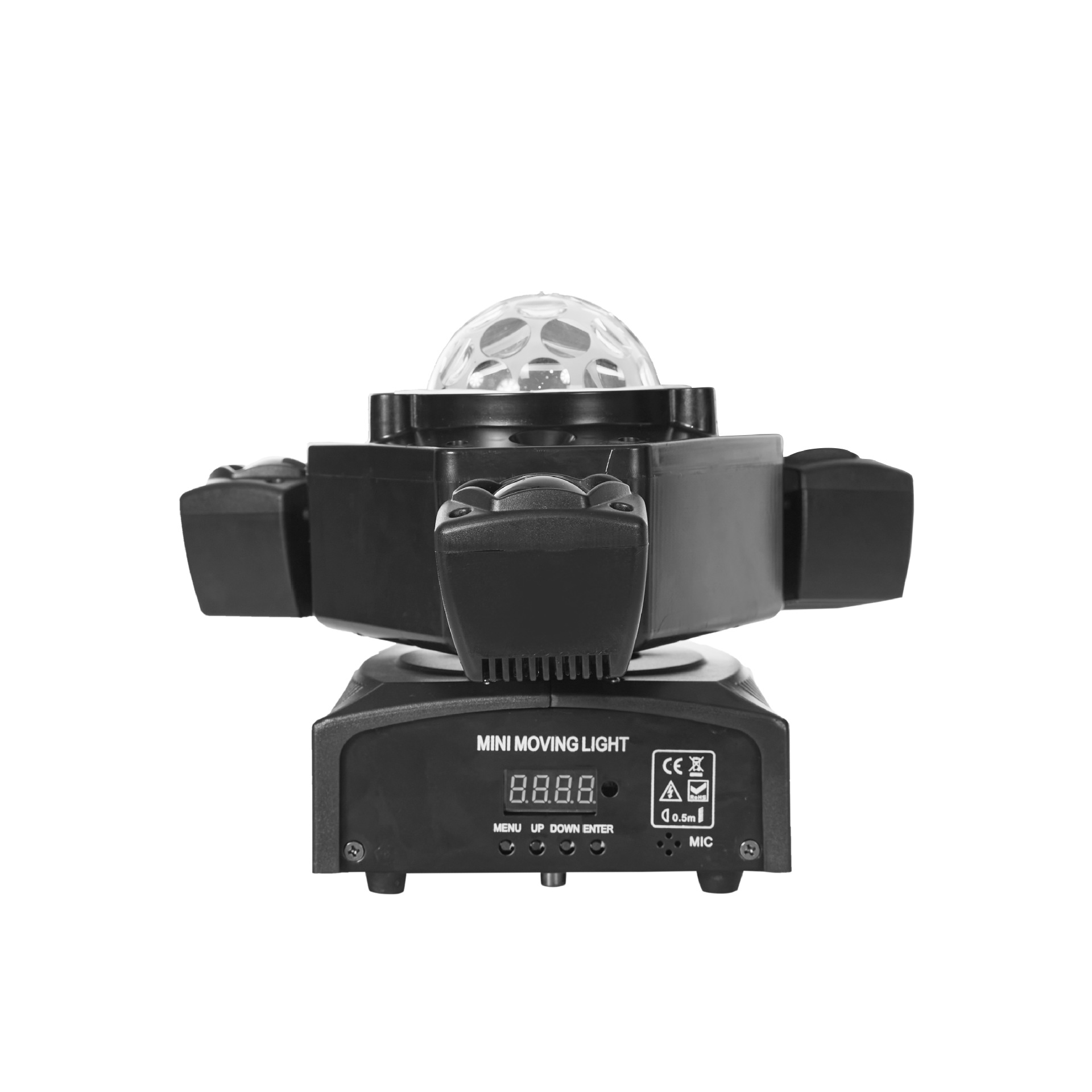 蜂眼激光灯 三臂小金刚带声控酒吧KTV氛围灯旋转摇头舞台灯光详情3