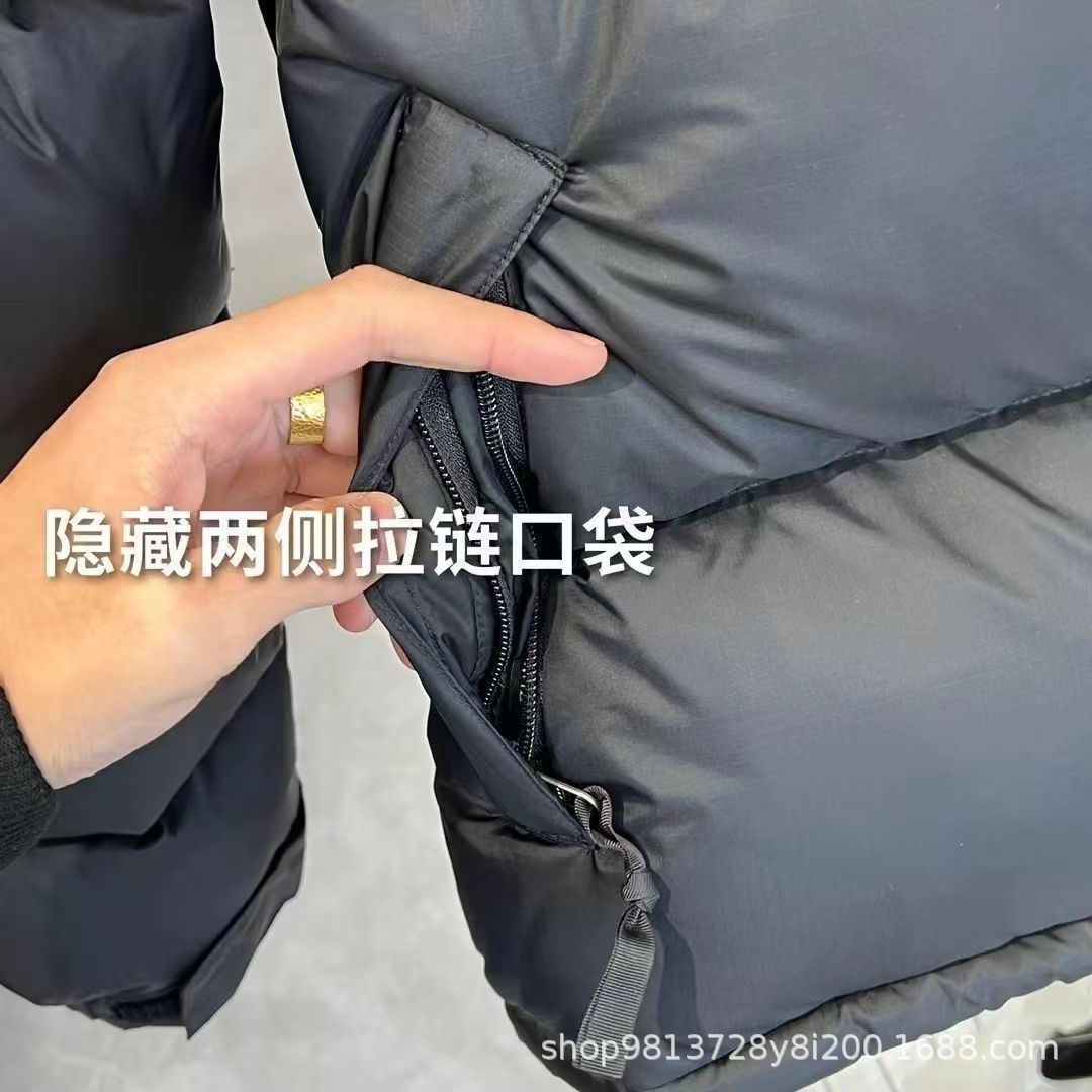 莆田正确美版1996北羽绒服外套白鸭绒防风保暖情侣时尚百搭面包服详情6