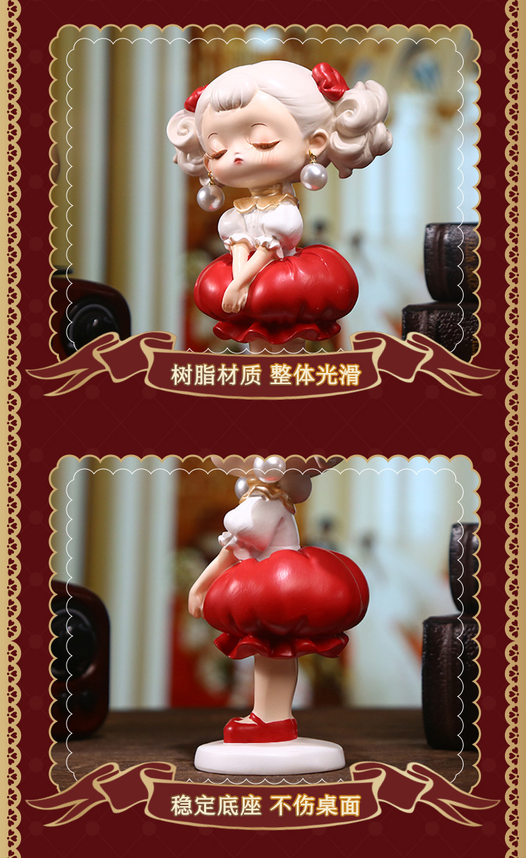 Pearl Girl Lustrous ornaments, resin dolls, trendy toys, cute desktop decorative ornaments, doll wholesale pic 7