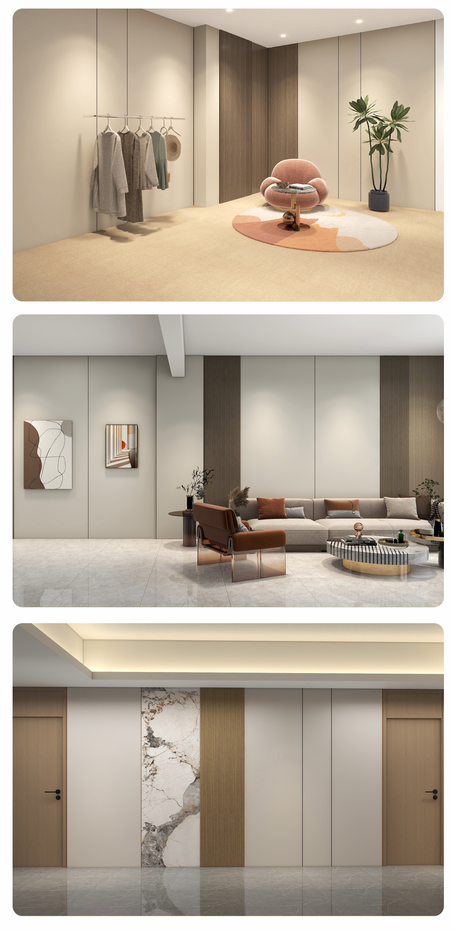 大理石碳晶板集成墙板石塑卫生间spc石晶扣板装饰板背景墙木饰面详情19