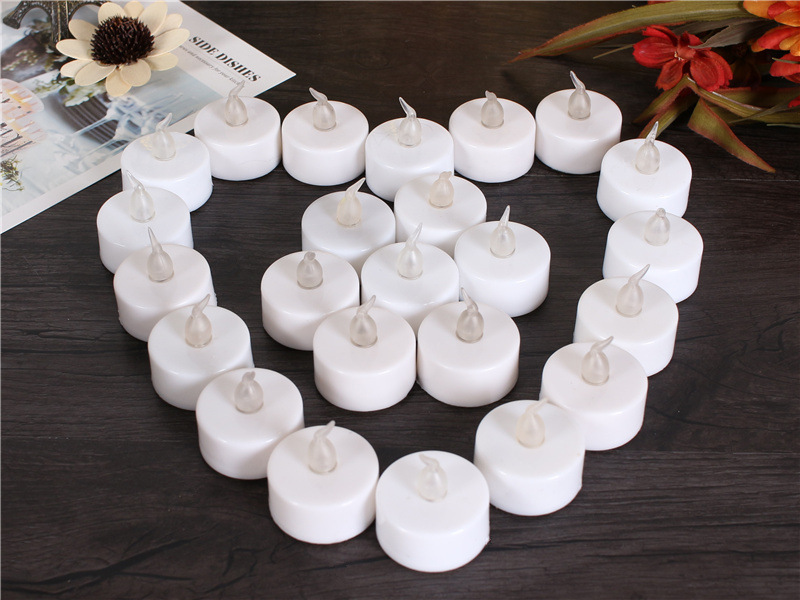 Cross-border craft small tea wax led candle electronic candle lamp CR2032 Birthday party scene decoration props pic 3