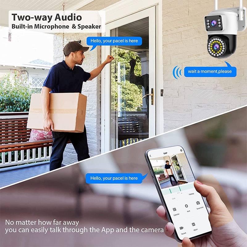 双镜头双画面监控