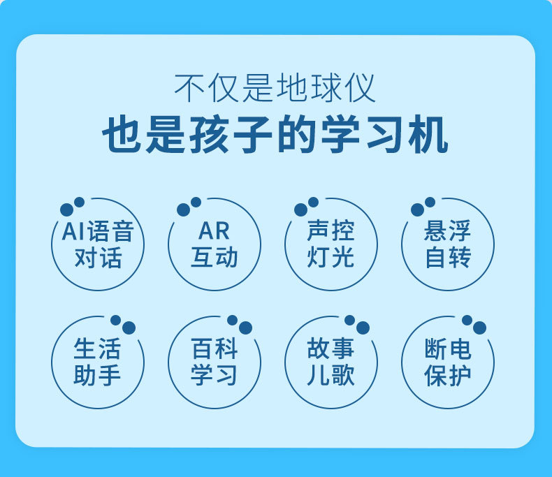 Tmall elf maglev globe swing AI conversación de voz inteligente historia temprana máquina regalo de cumpleaños para estudiantes pic 2