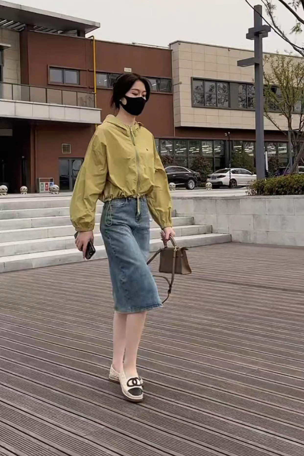 防晒衣女夏季薄款外套2024年新款短款小个子宽松百搭连帽防晒上衣详情5