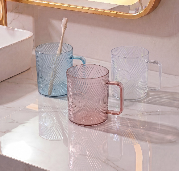 New household school supplies for students: mouthwash cup, mouth cup, brushing cup, cleaning water cup, high appearance level pic 2