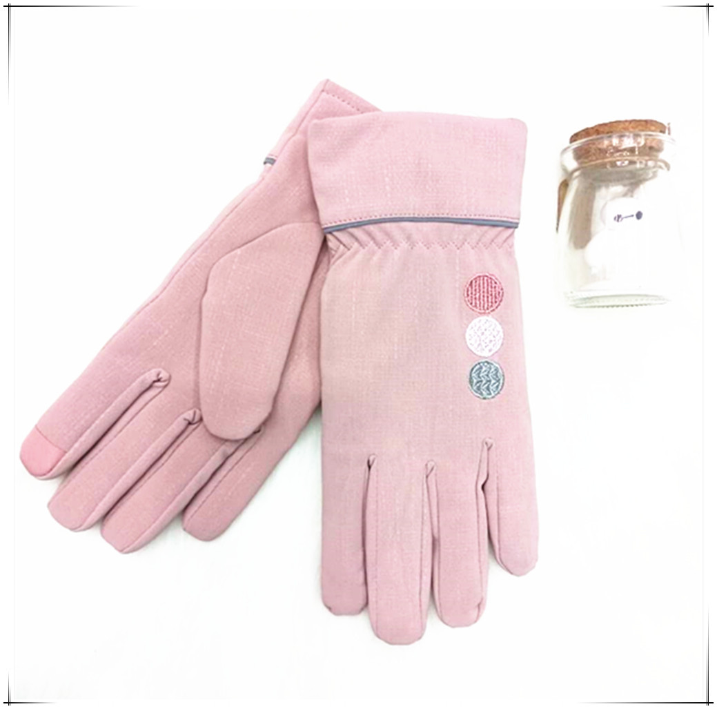 Cross-border adult gloves for women, warm gloves for street stalls, bicycle riding in stock, casual with fleece wholesale pic 4