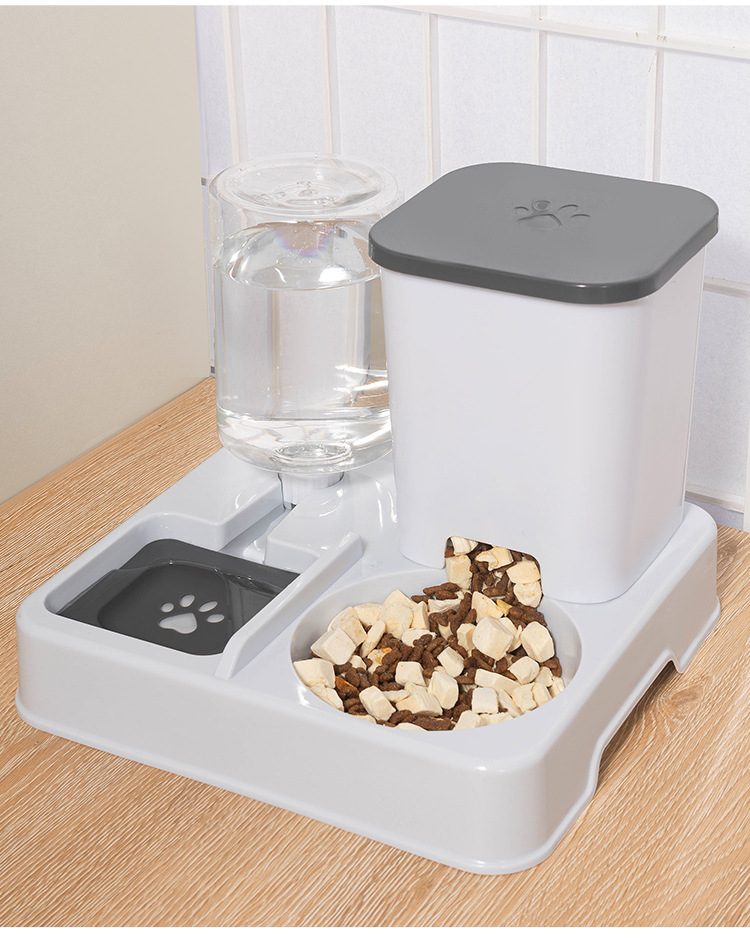 Automatic feeder: cat bowl, dog bowl, dog basin, drinking water integrated, cat food basin, pet dog food basin, drinking water, large capacity pic 15
