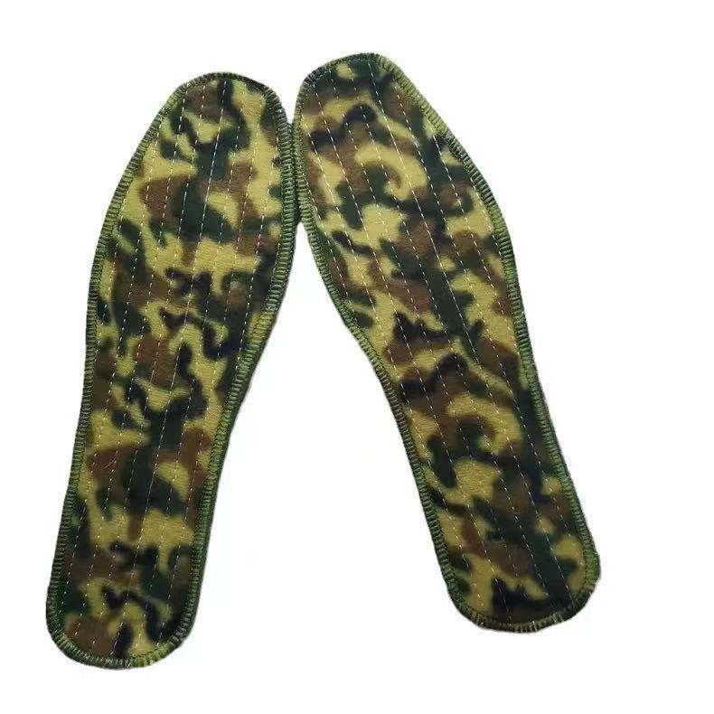 厂家批发【军绿迷彩】保暖鞋垫吸汗舒适男女通用冬季鞋垫详情3