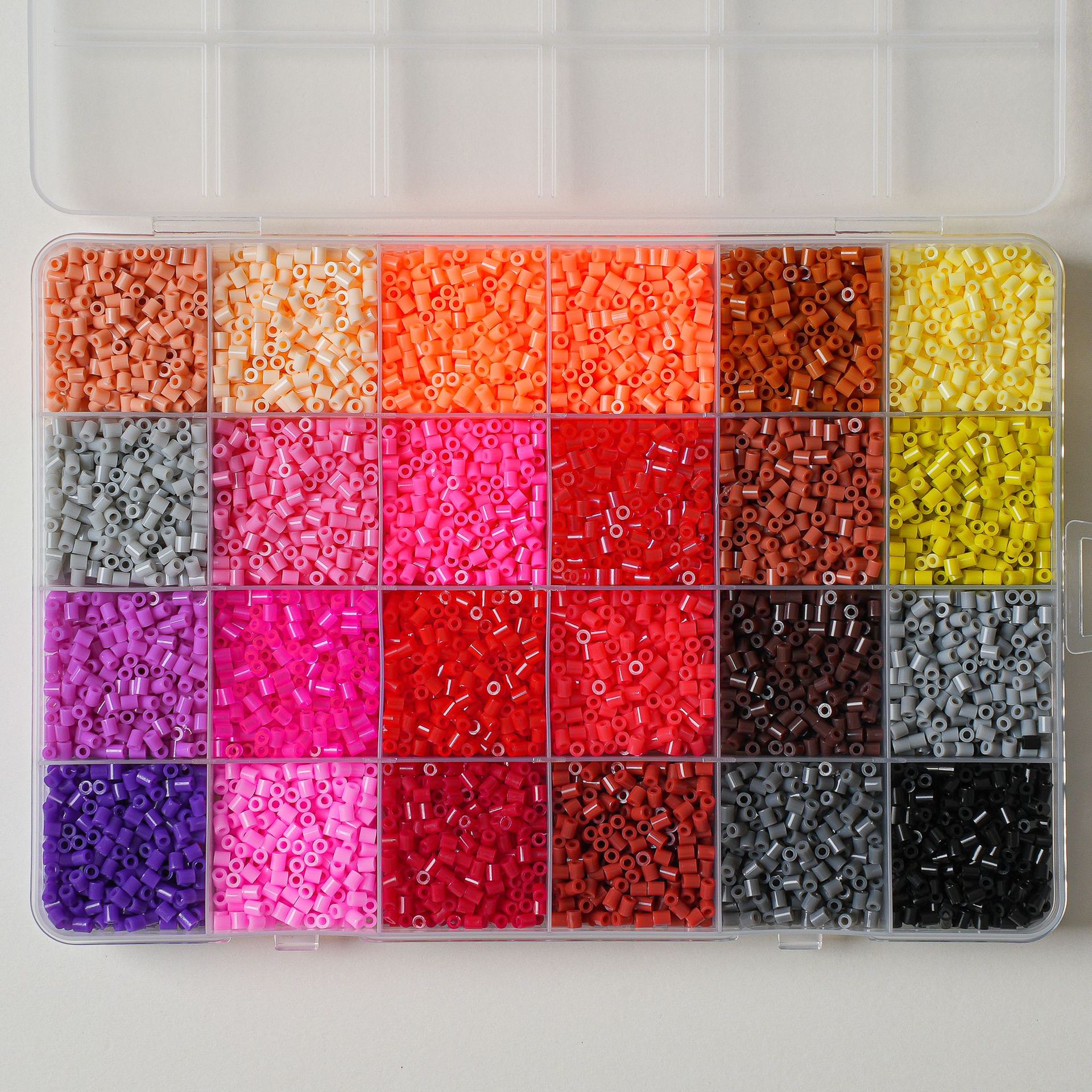 24-compartment Pinduoduo Bean Supplement Pack, 3D Fusion Bean Set Supplement Pack, 2.6mm Pinduoduo mard, same color number pic 10