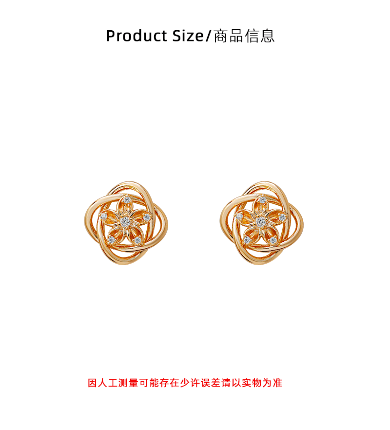 Hyacinth temperamento moda simple pendientes ajardinado delicado incrustado zirconia commuter múltiples orejeras diseño de nicho sentido orejeras para mujeres pic 3