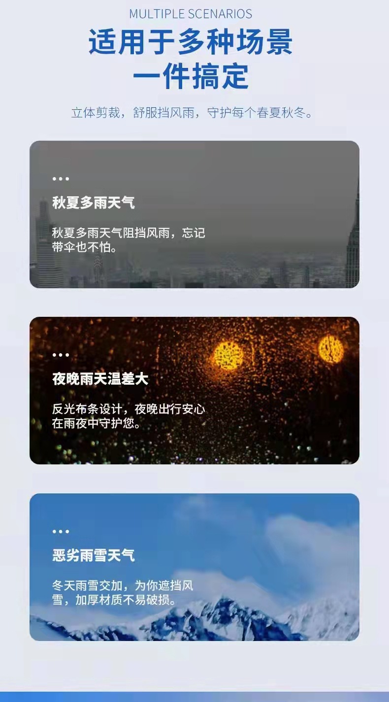 成人雨衣骑行防暴雨长款防水防风加厚徒步牛津帆布男女户外连体衣详情11