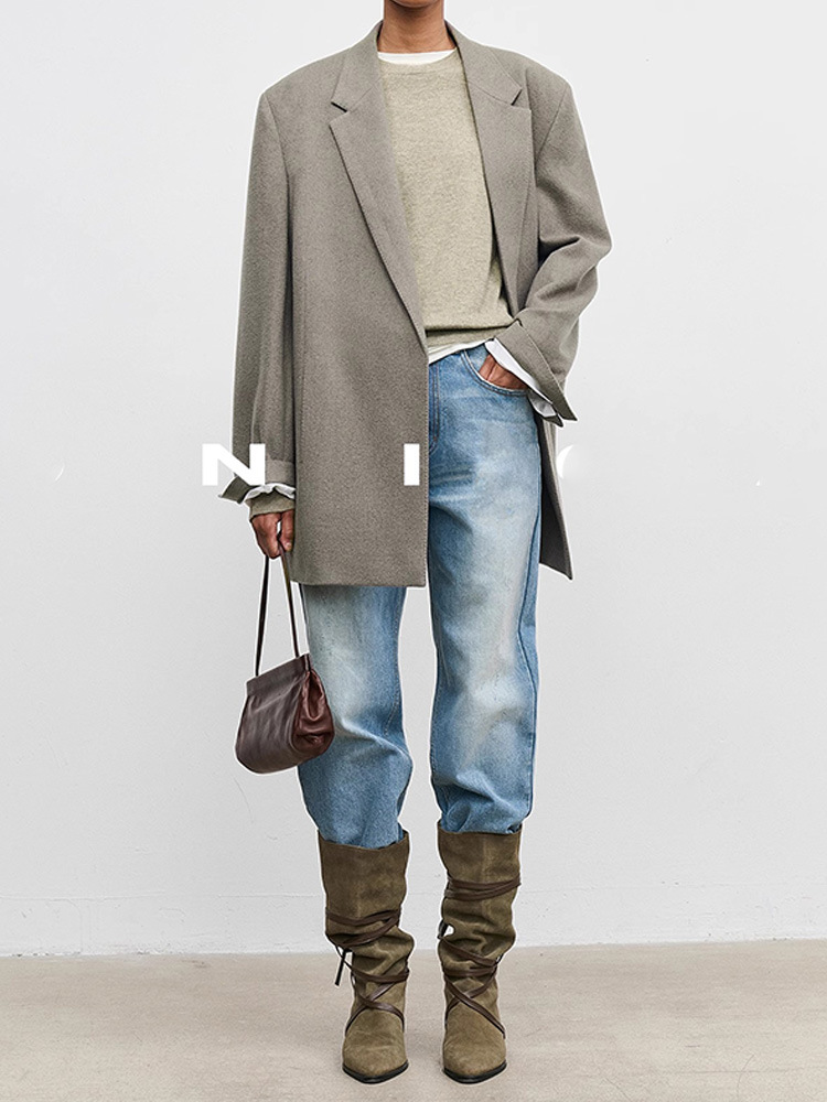 小众极简2025年春秋强推棉质牛仔裤女筷子腿显瘦休闲直筒裤长裤子详情15