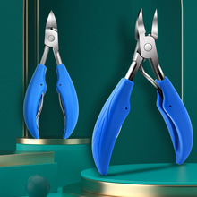 爆款防飞溅指甲钳不锈钢宽口厚硬甲专用家用指甲刀详情5