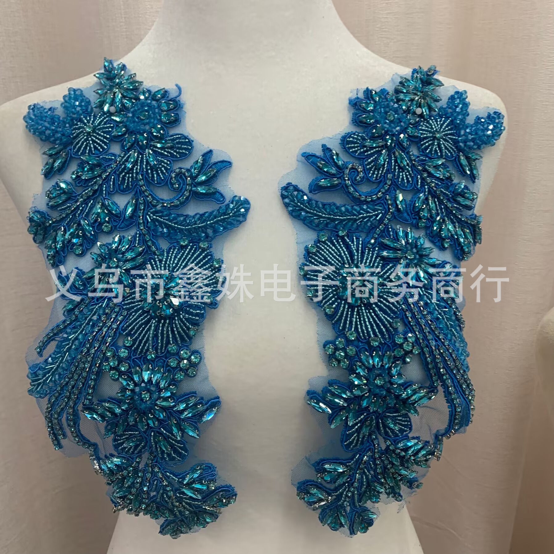 全新手工麦穗钉珠钉钻珠绣服装配饰详情19