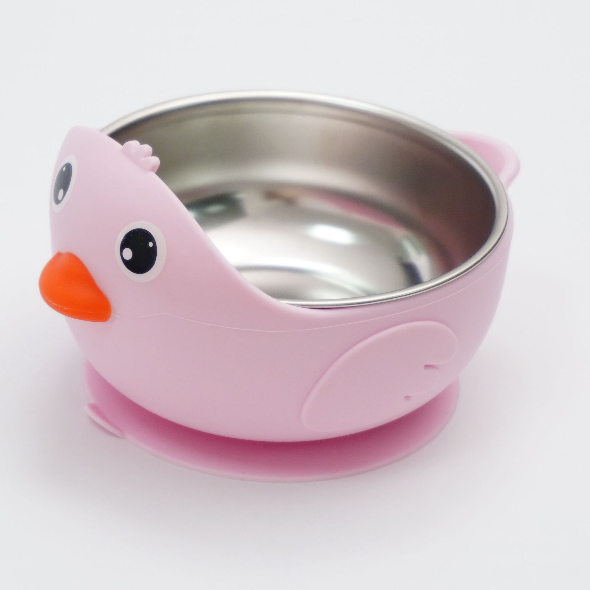 宝宝辅食碗硅胶儿童餐具母婴用品吃饭碗防摔食品级恒温碗专用喂饭详情18