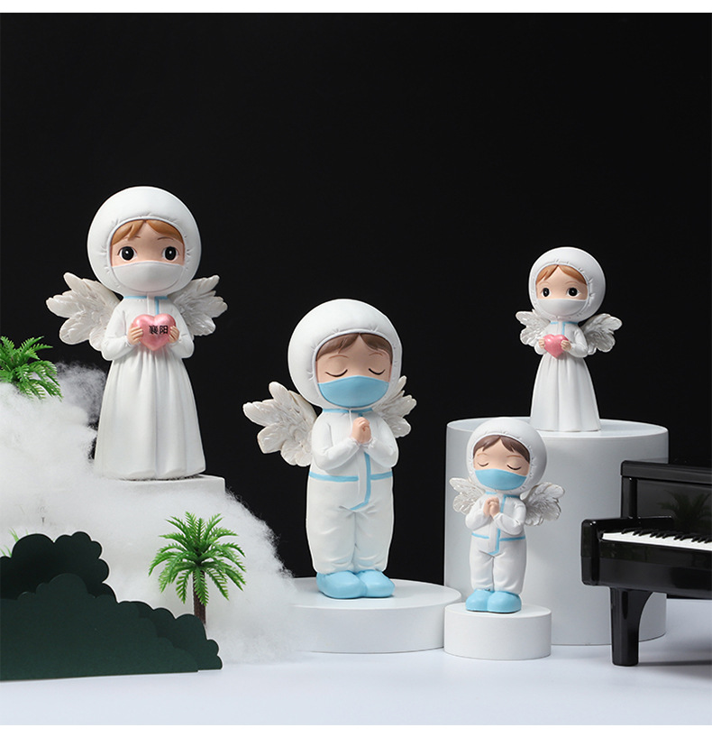 Medical staff ornaments and ornaments, resin handicrafts of the epidemic prevention hero Florence Nightingale, tabletop souvenirs, theme handicrafts pic 9
