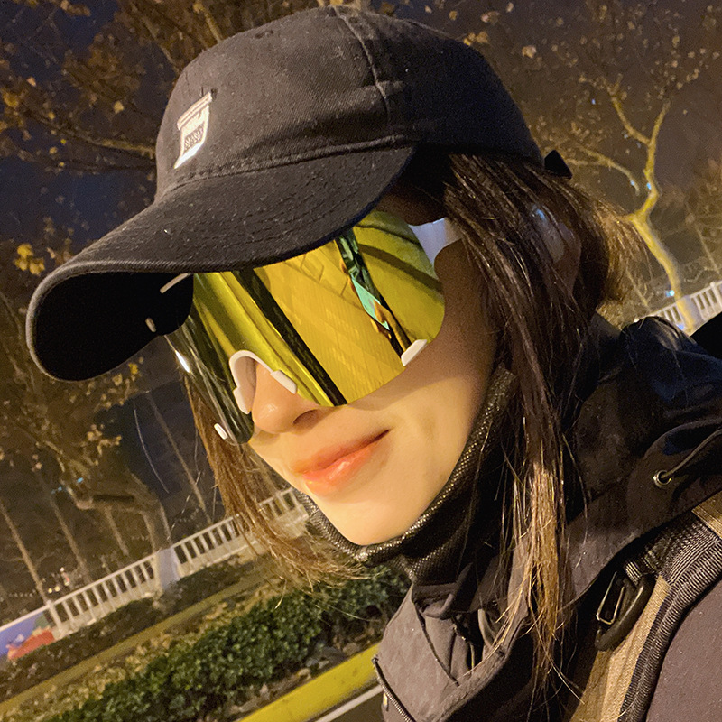 骑行眼镜公路自行车护目镜户外防风墨镜男女2024大遮脸变色太阳镜详情6
