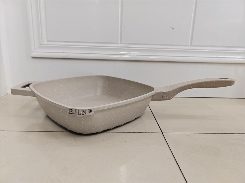 cookware Set 17-piece Square soup pot set, Marble smoke-free aluminum pot set, Gift pot, Non-stick pot pic 6