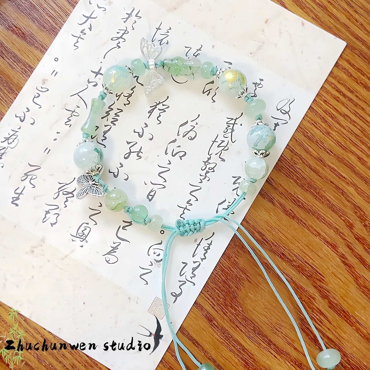 【江南】新中式琉璃珠竹节diy手工串珠材料手链项链饰品散珠配件详情3