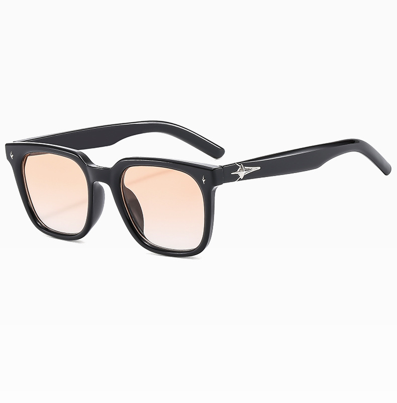 2025 new square-framed sunglasses, UV-blocking sunglasses, street style fashion and internet-famous glasses pic 20