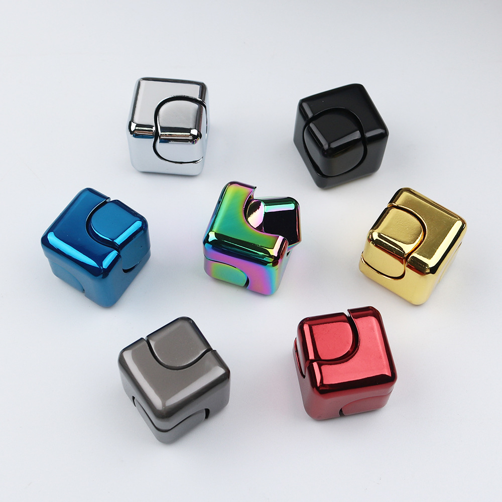 金属风轮旋转陀螺创意解压玩具佛莲星盘七彩指尖陀螺桌面摆饰批发详情13