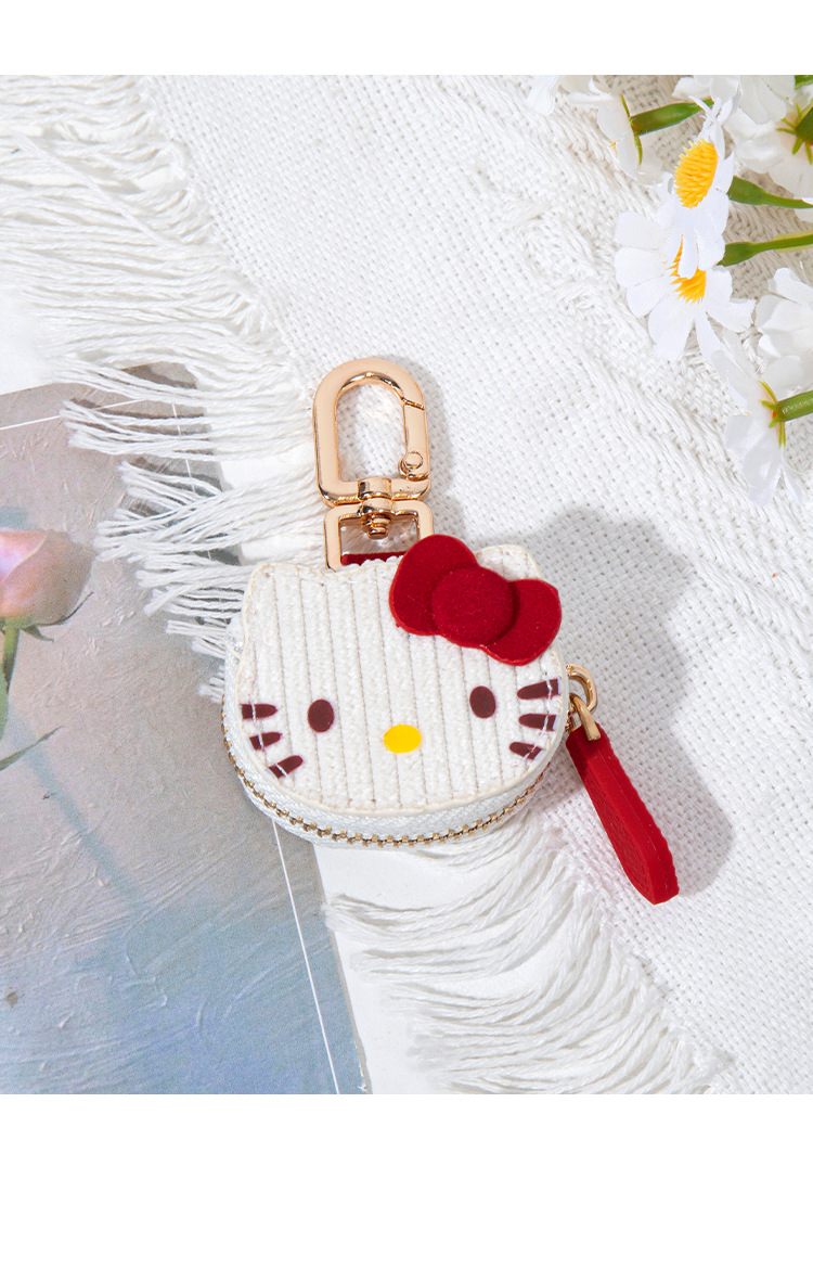 En stock lindo dibujos animados KT gato colgante alto nivel de apariencia hello kitty bolsa colgante llavero chica mejor amiga regalo pic 35