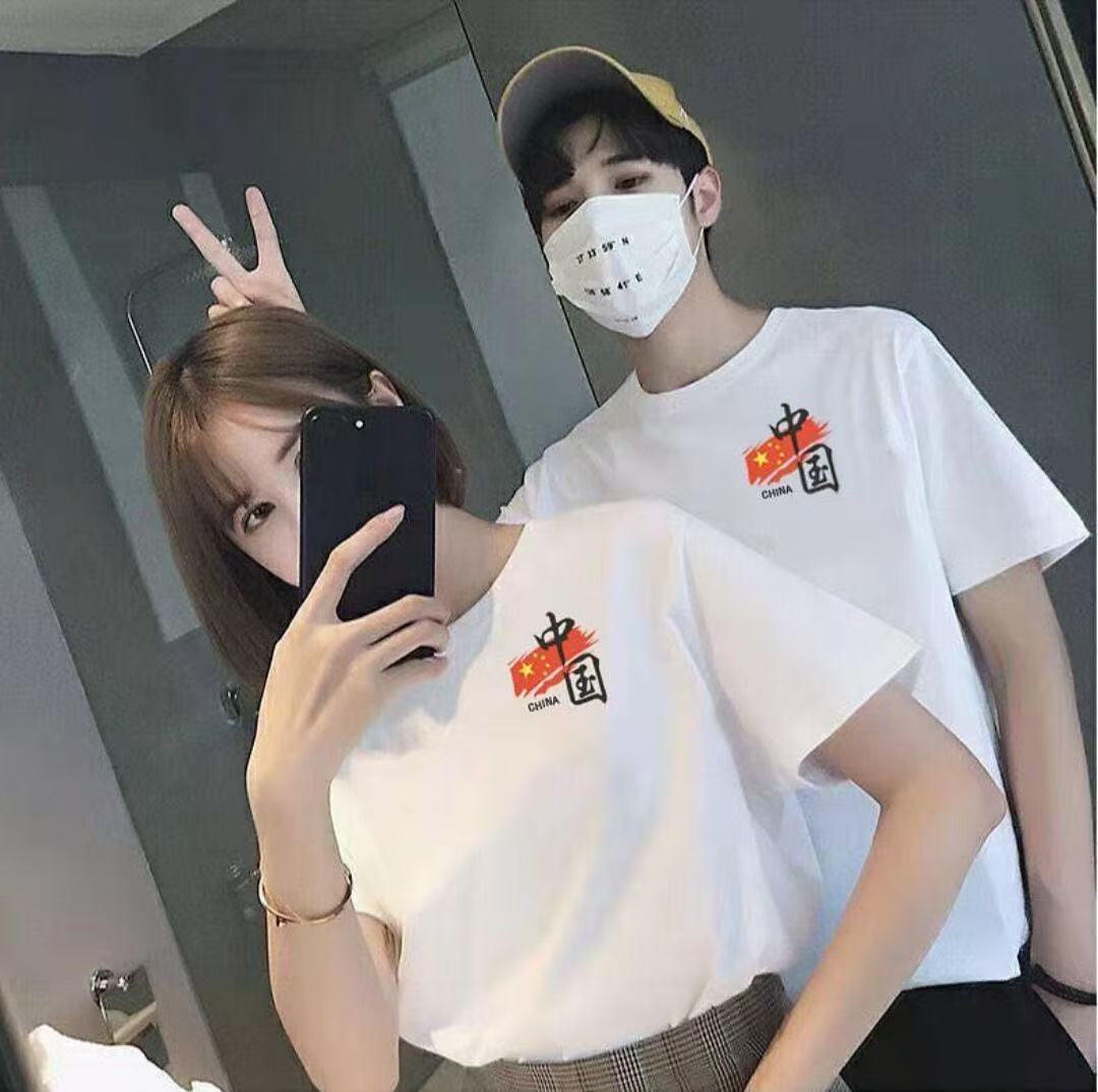 Wholesale of 2025 new summer pure cotton round-neck half-sleeved T-shirts for both men and women, loose short sleeves pic 12