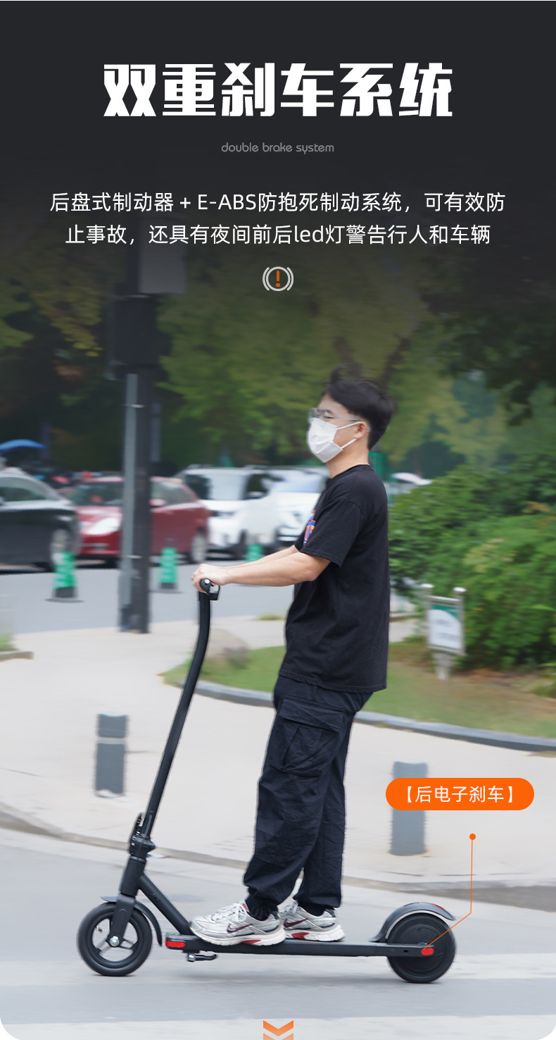 Electric scooters for adults, foldable scooters for transportation, folding electric bikes for office workers, mini outdoor electric bikes pic 8