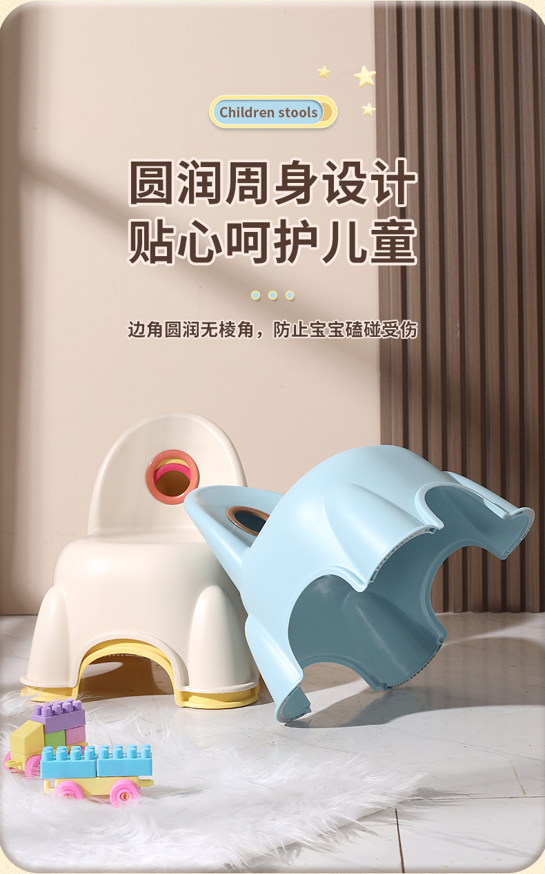儿童椅子家用宝宝靠背椅幼儿园加厚叠加矮凳趣味火箭造型可爱凳子详情6