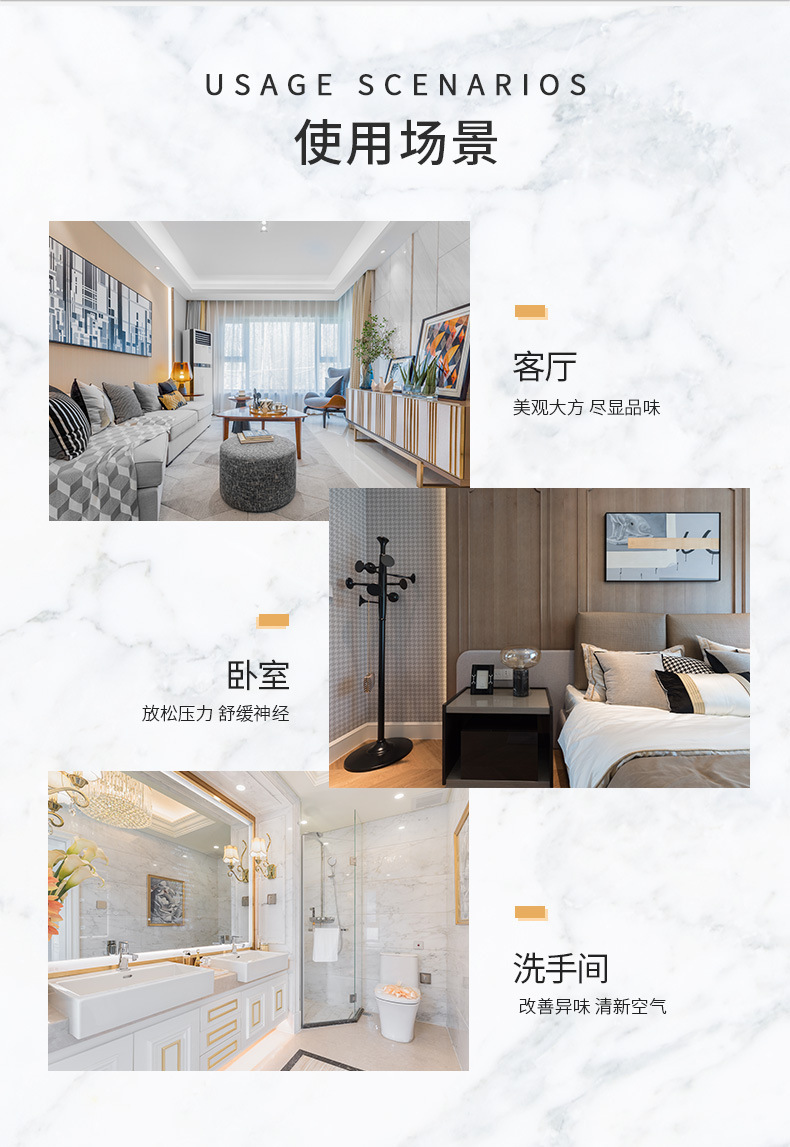 Factory direct sales of essential oil crystal stones, flameless aromatherapy, high-end household air freshener, bathroom and living room diffuser stones, fragrance aromatherapy essential oil crystal stones wholesale pic 13