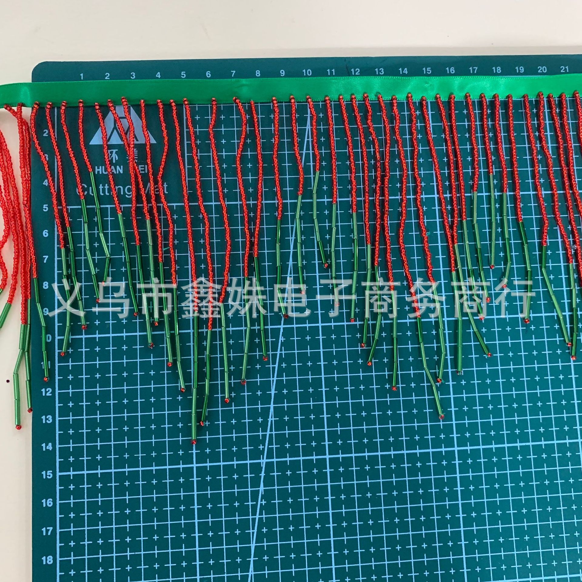 Glass tube, two-color lace, beaded, dance costume, tassel beads, clothing accessories and accessories pic 13