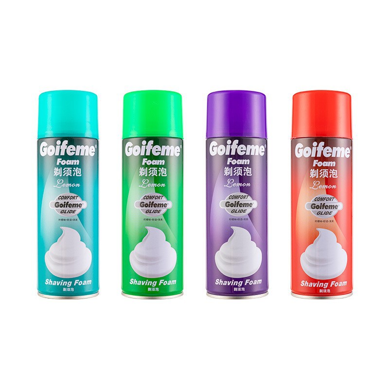 外贸男士剃须泡胡须膏泡沫大容量泡沫柠檬薄荷软化胡子批发jp232详情5