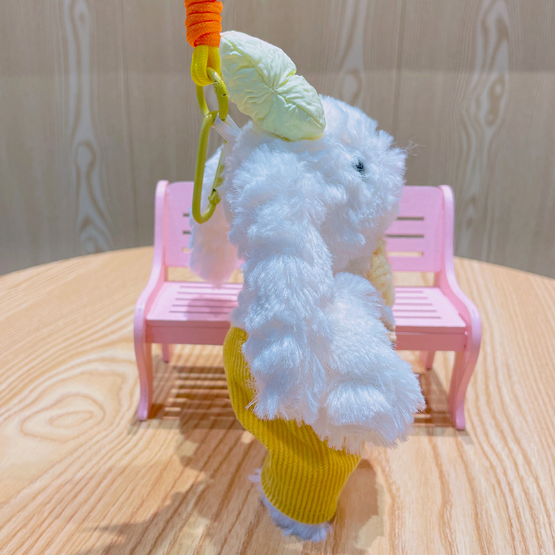 Wholesale of new flip-flop rabbit bag pendants, cartoon plush cute dolls, keychains, pendants and small gifts pic 11