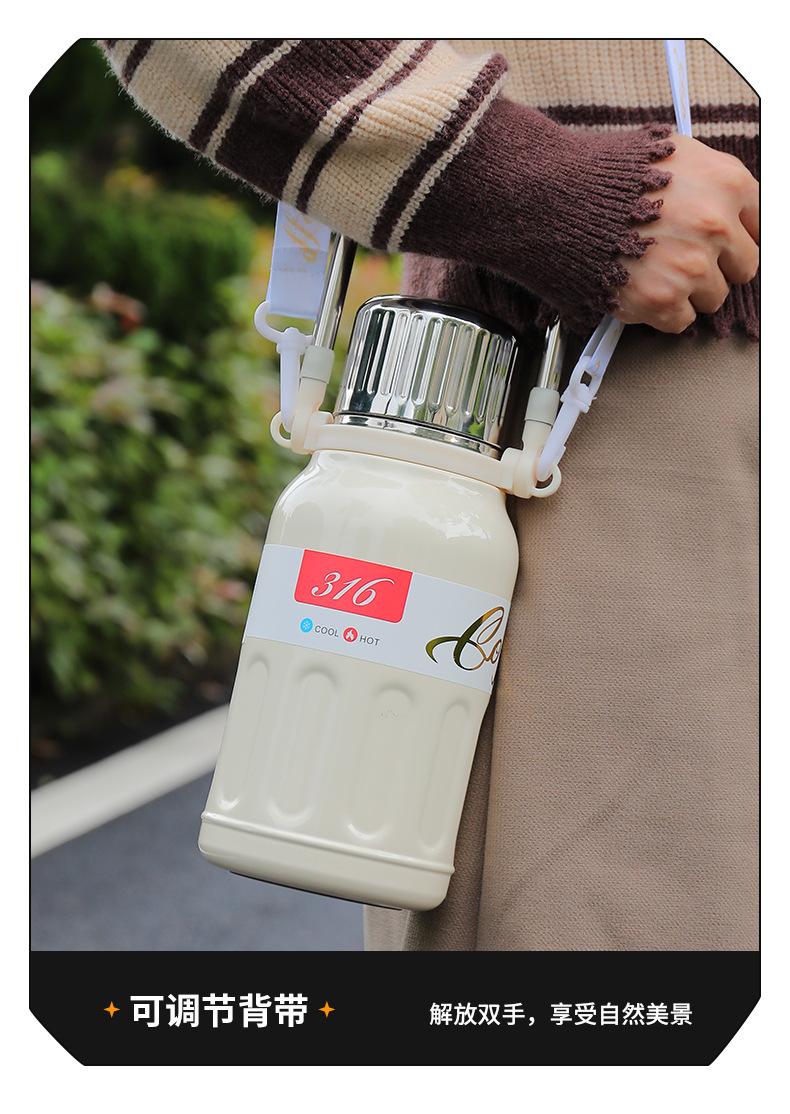 大容量316L不锈钢保温杯男女户外便携运动保温水壶热水壶批发定制详情15