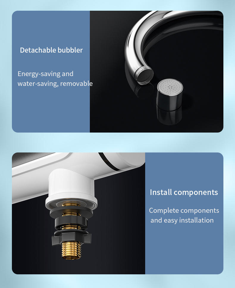 外贸亚马逊家用电热水龙头即热式厨房洗菜快速加热三秒速热水龙头详情21