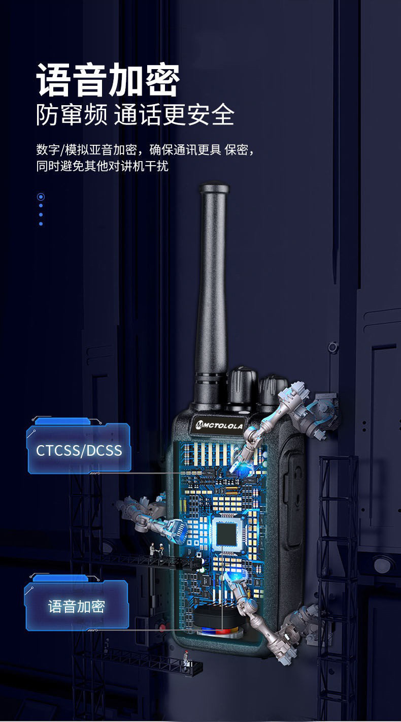 High-power outdoor 10-kilometer walkie-talkie, construction site convoy, small walkie-talkie, hotel, civilian, self-driving tour mobile station pic 13