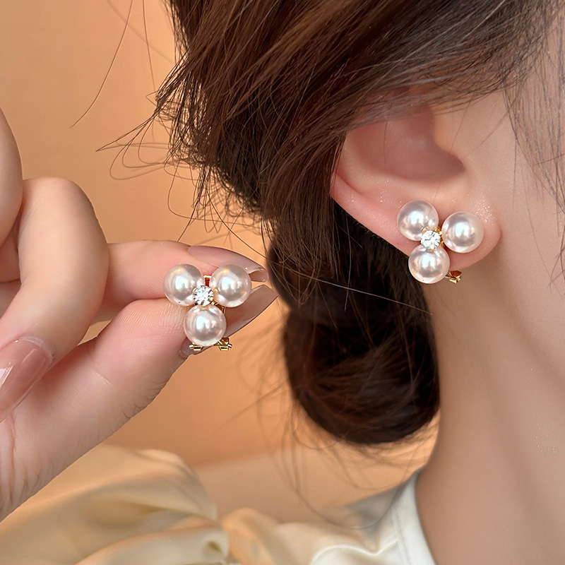 Ins-style pearl earrings for women, 925 silver needle, niche design, butterfly stud earrings, light luxury and high-end feel, earrings, earrings and ear rings pic 64