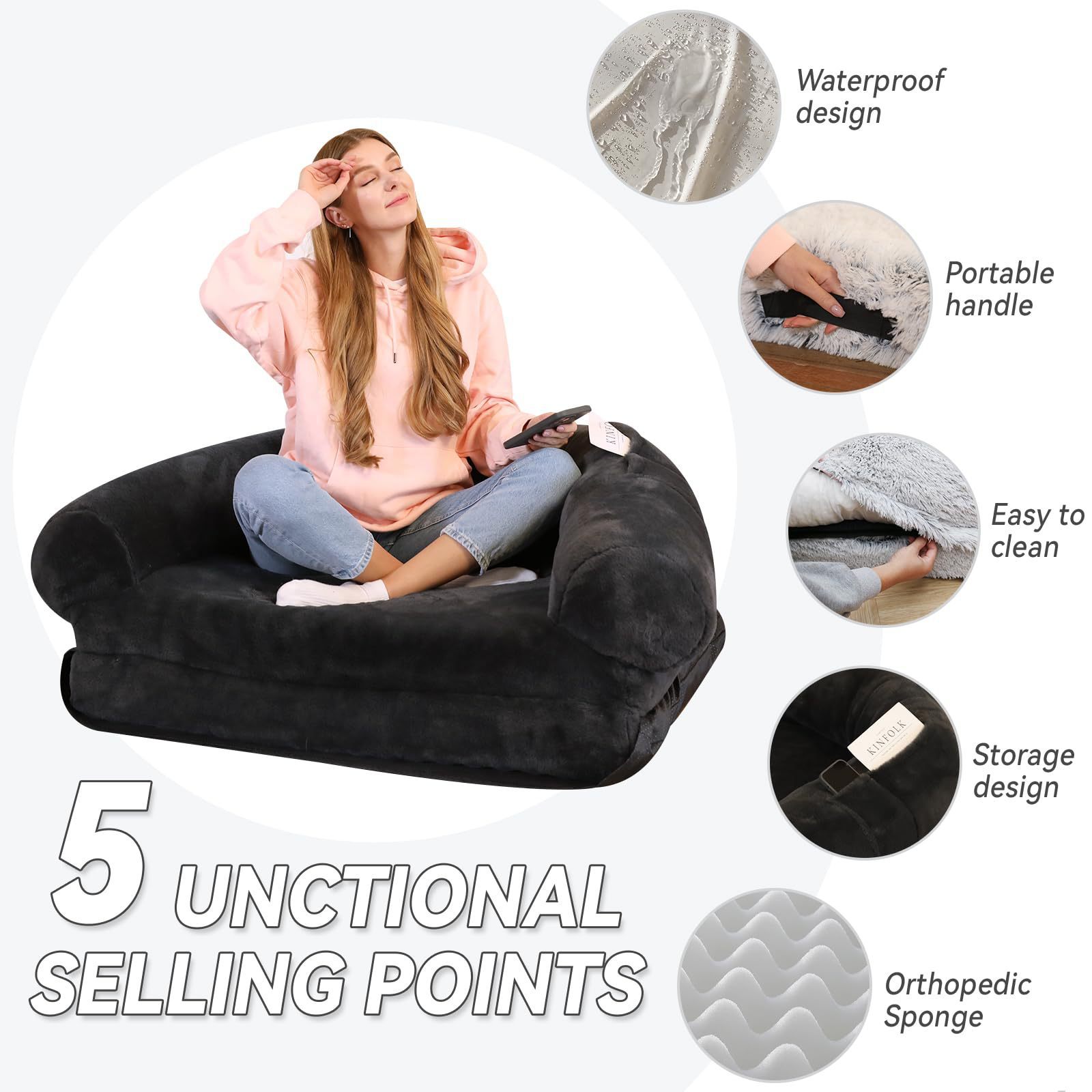 猫窝冬季保暖垫子猫咪床幼猫猫屋半封闭式狗狗窝四季通用宠物用品详情6