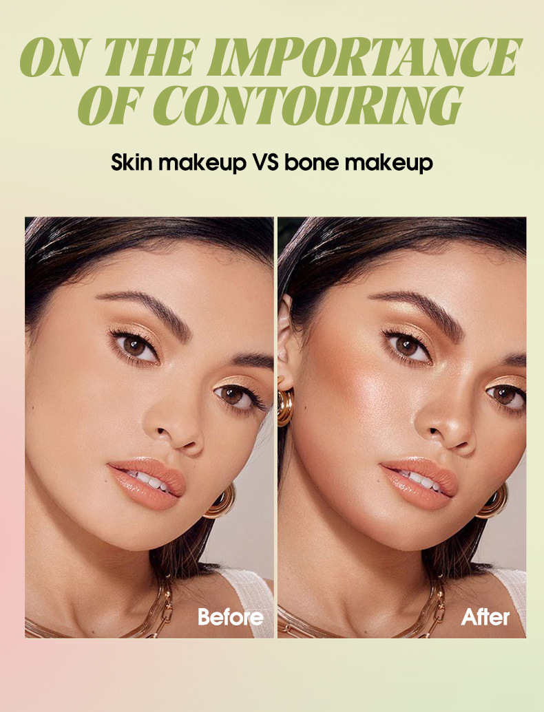 【 Cross-border Exclusive 】MEIDIAN Blush Sticks, Facial Makeup, Highlighter Contouring, Swelling Blush wholesale pic 5