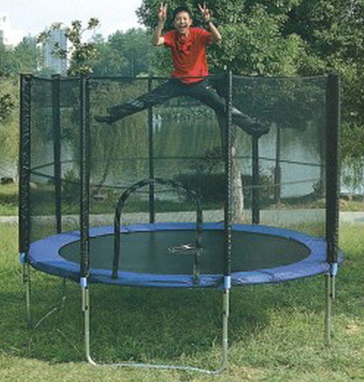 彩色圆形蹦床碰碰床Trampoline防滑安全儿童游乐场器材详情6