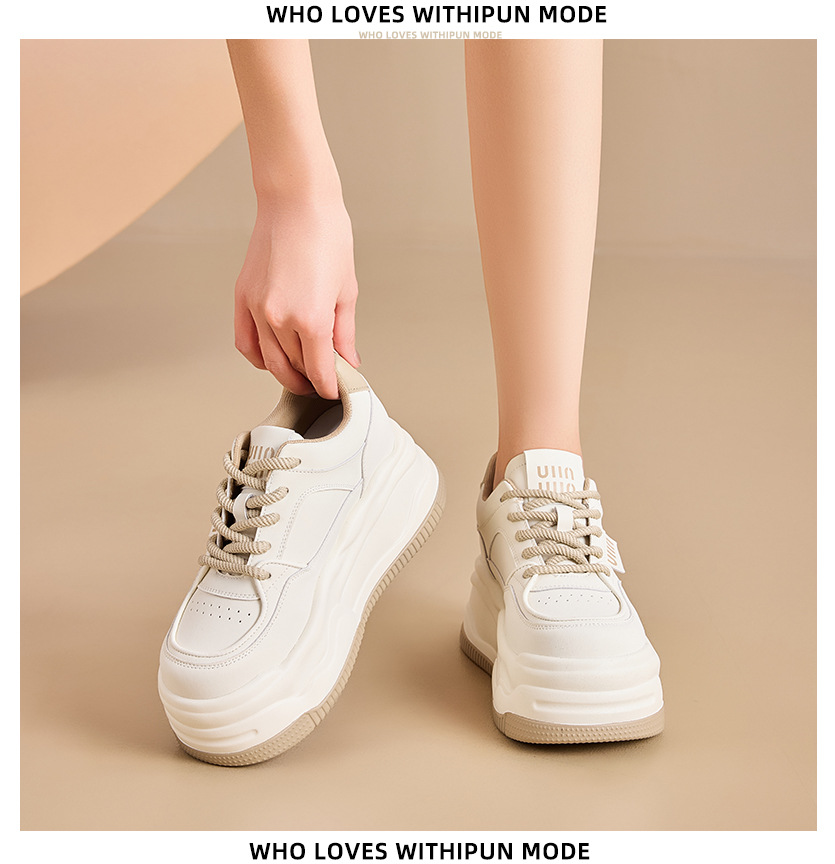 女式休闲单鞋7CM厚底增高小白鞋子女鞋百搭小个子运动休闲板鞋详情10