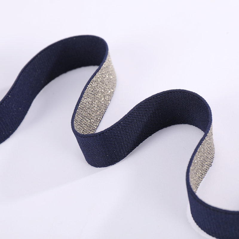 高密度金银丝松紧带金丝银丝扁宽皮筋橡筋装饰弹力松筋金色松紧厚详情18