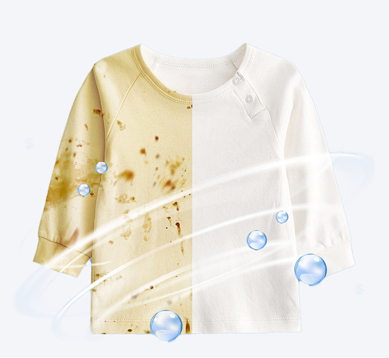 Cross-border portable laundry sheets, ultra-concentrated bubble paper, water formula, dense bubbles, strong decontamination power, source factory pic 8